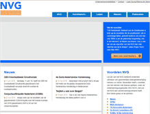 Tablet Screenshot of nvg.nl